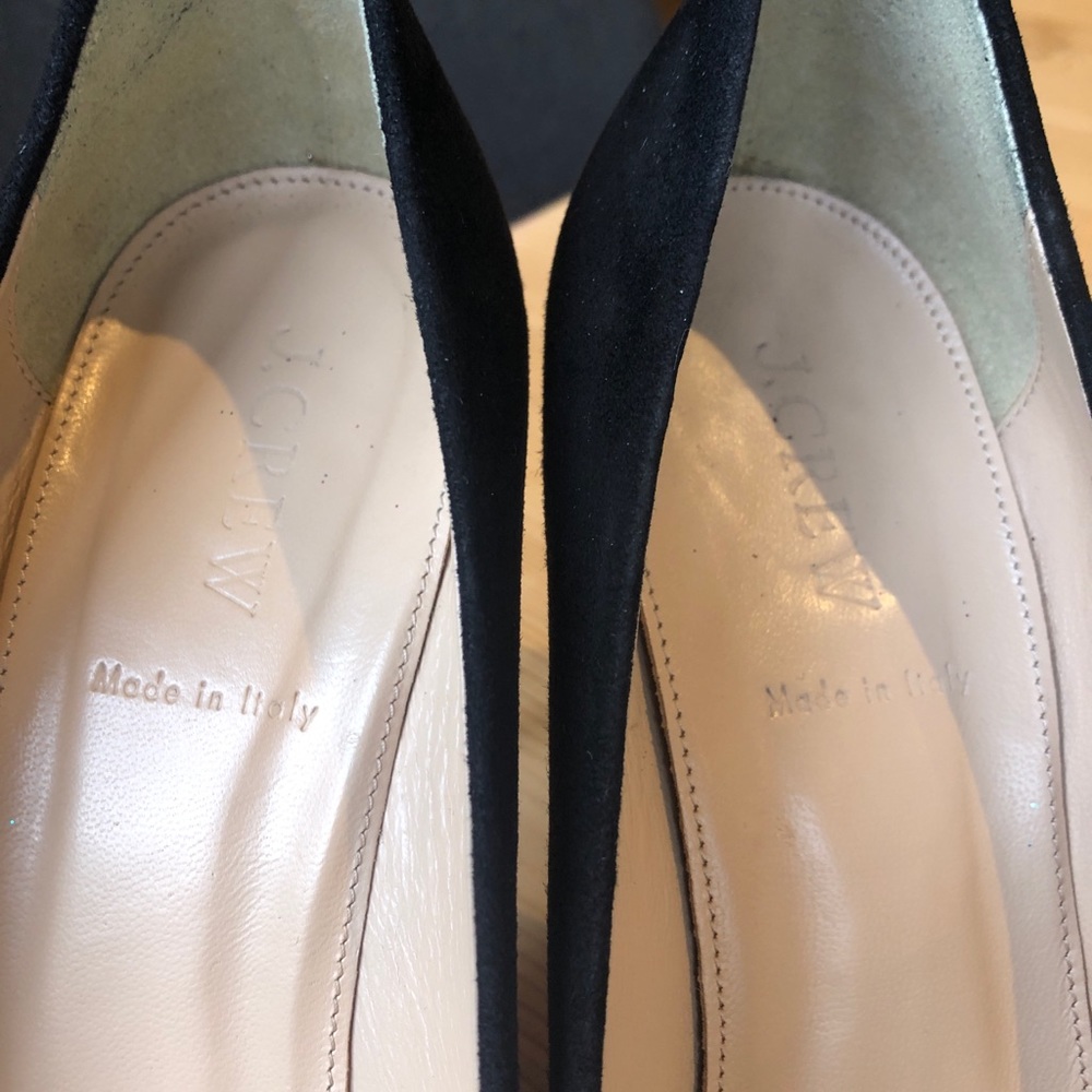 J crew Elsie pumps black suede US8 / EU38.5 - Picture 6 of 8